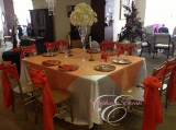 Orange Table setting